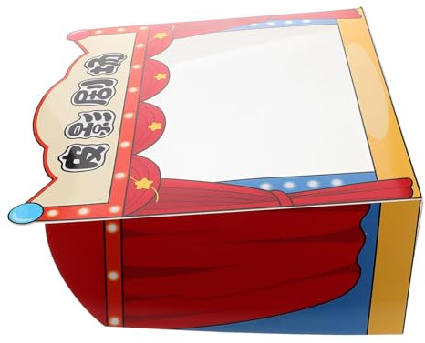 ERINGOGO Puppentheater Schattenspielbühne Für Kinder Verstellbar Mit Theaterrequisiten Kindergarten Familienerzähltheater Spielzeug