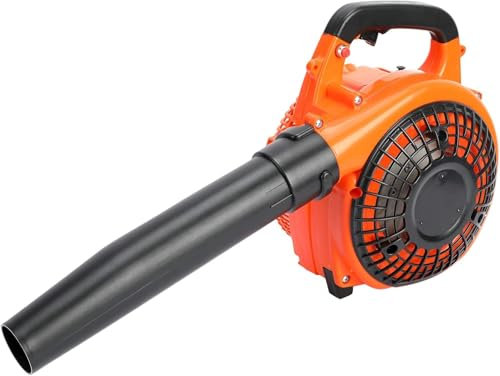 Soffiatore di Foglie senza Fili Ventilatore a Foglio Senza Fili Potente Motore Benzina alimentato 26cc Portatile Soffiatore Foglio per Giardino