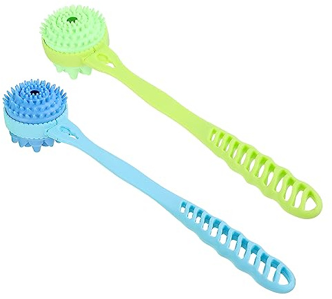 DEARMAMY 2piezas Martillo de Masaje Corporal, Masaje Pat para Alivio de Presión y Fatiga, Rascador de Golpes Portátil para Cuello, Espalda y Hogar Color Aleatorio