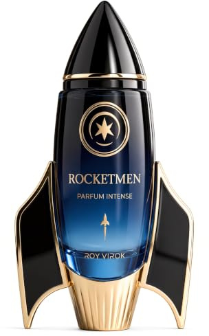 ROCKETMEN Parfum Intense 30% - Profumo da Uomo 100 ml, Profumi Uomo Legnosi | Profumo Uomo a lunga durata e con scia elegante. Fragranza speziata e legnosa in un inconfondibile flacone a forma di razzo.