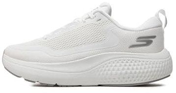 Skechers Damen Go Run Supersonic MAX Laufschuhe Neutralschuh White/Silver - Weiß 37