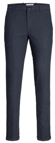 JACK & JONES Jpstmarco Jjhenry Chino Sn chinos, Marinblazer/detalj: fiskben, 30W / 32L