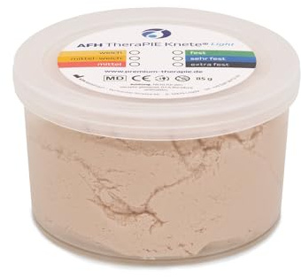 AFH TheraPIE Knete® Light 85 g | weich = beige | Knetmasse, Handtherapie, Therapieknete