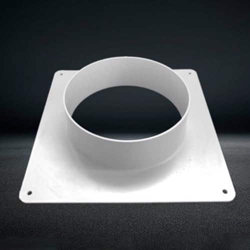 SPORTARC Flangia del connettore del condotto, versatile fai da te per condotto di ventilazione flangia, flangia diritta per tubi di ventilazione (150 mm), W46BVV2748O93092P4BQ