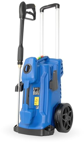 HYUNDAI Hochdruckreiniger HPW3100IE, max. 190 bar - 660 l/h, 3100 W, Induktionsmotor, verdreh-sicherer 10m Schlauch, 4 Düsenaufsätze, rotierende Turbodüse