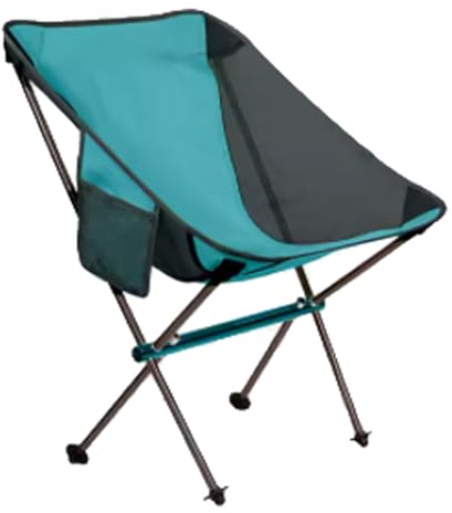 GONGGUJ Klappstuhl für den Außenbereich, leicht, tragbar, bequem, Camping-Klappstuhl, Freizeit, ultraklarer Angelstuhl, Angelstuhl, leicht (blau)