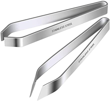 Pinza per ossea di pesce rimodellamento strumento in acciaio inossidabile pinzetta di precisione per cucina gadget cucina tirando fuori 2pc d'argento