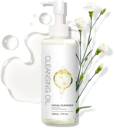 Face Cleansing Oil – Gentle Oil Cleanser for Blackhead Makeup Removal, Facial Wash Oil Suitable for All Skin Types 120ml