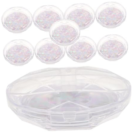 SHERCHPRY 10 St Fransfodral Hållare Ögonfransförpackningslådor Ögonfransbehållare Franshållare Fodral Ögonfransförlängningar Arrangör Ögonfransarrangör Lösögonfransfodral