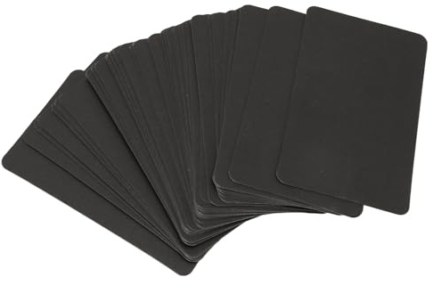 Kartong Papper Blank Premium Tjock Syrafri Smidig gör-det-själv-hantverksmaterial för vykort Inbjudningar Gratulationskort Scrapbooks 100st mångsidigt Robust Hållbar Dubbelsidig (9x5,4cm / 3,5x2,1in,