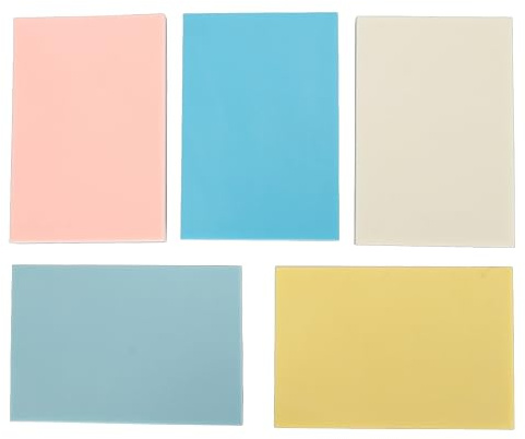 Baxnore Blocchi per intaglio timbri Gomma morbida Stampa fai-da-te Blocchi artigianali Set di timbri per intaglio con superficie liscia colorata per cartoline di scrapbooking Bigli