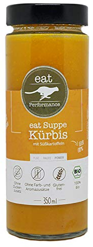 eat Performance® Kürbis Suppe (350ml) - 100% Bio, Vegan & Paleo I Frei von Konservierungsstoffen & anderen Zusätzen