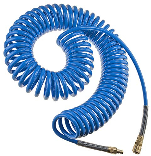 RQS Tubo a spirale ad aria compressa - lunghezza 15m - diametro interno 8mm - diametro esterno 12mm