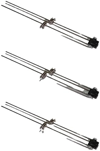 3 x Led Stabspot, Stäbchen Lampe für Seilsysteme schwarz, länge 240mm Lampe 12 Volt