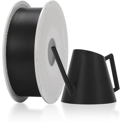 Bambu Lab PETG-HF Filamento 3D Alta Velocità, 1.75 mm, 1 kg, Filamento con Bobina, Nero
