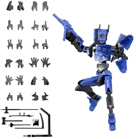 T-13 Action Figures, 3D -gedruckte Titan 13 Actionfigur, Sammleraktionsfiguren, Für Kindersammlung Bücherregale Geburtstag Wohnzimmer Erwachsene Schreibtisch Home Home