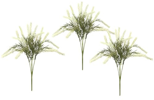 Erikabusch 35 cm set om 3 Erika Heidraut konsterika buske dekorativ gren dekorativ blomma konstgjord växt som riktig bukett bordsdekoration växt höstdekoration höstväxt bukett blomster