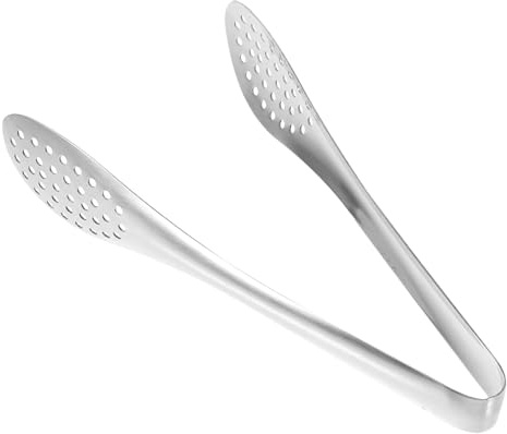 COLLBATH Pinzas de Cocina de Acero Inoxidable Resistentes para Barbacoa Diseño Ergonómico Antideslizante Multifunción para Asar Carne y Manipular Alimentos con Seguridad