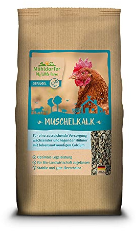 Mühldorfer My Little Farm Muschelkalk 39050099 Fågelfoder, 2 kg