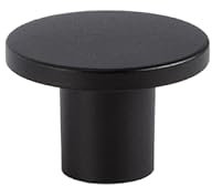 Viefe 0168026ZM2 Pomo para Puerta, Cajón o Armario, Negro Mate