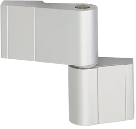 WSS Aluminium-Türband 2-teilig Maß A 65 – Art.-Nr. 04.250.1863.154 | E6/C-34 Dunkelbronze, Drehpunkt 18/Achse 63 mm, DIN links/rechts verwendbar, Türscharnier für Metall- & Aluminiumtüren