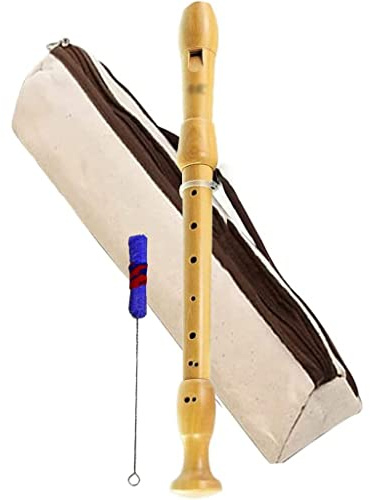 ZRAGEK Blockflöten Instrument, Deutsche & Barocke 8-Loch Blockflöte für Anfänger & Profis, Ahornholz, F-Taste, mit Reinigungsstab & Aufbewahrungstasche