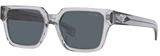 Prada Unisex 0pr 03zs 54 u430a9 Sonnenbrille, Transparentes Grau/Blau