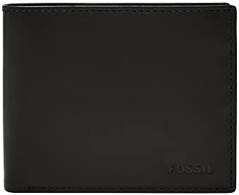Fossil Brieftasche für Männer Derrick, Leder Bifold braun 11,4 cm L x 2,5 cm B x 9,5 cm H ML3687200
