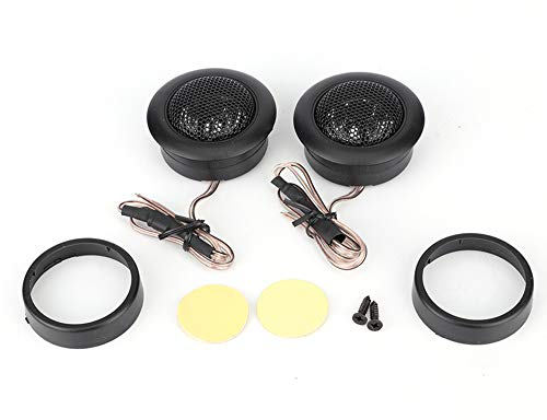 Altavoces para Automóvil, Tweeters para Automóvil, Parlantes Coaxiales para Automóvil, Par de 12 V 120 W para Automóvil Mini Super Power Loud Dome Audio Speaker Tweeter Altavoz Bocina
