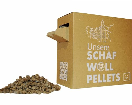 agrar-store Schafwollpellets Bio Langzeitdünger aus Schafwolle, 1-15Kg organischer Dünger für Pflanzen (4 Kg)