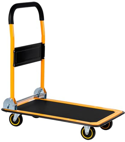 Plattformwagen Transportwagen klappbar bis 150 kg Handwagen Rollwagen Anti-Rutsch-Auflage gut lenkbar Transporthilfe