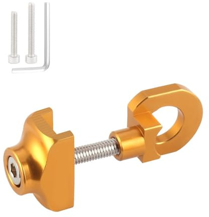 uikios Tensor de cadena de aleación de aluminio para bicicleta, estabilizador de cadena para bicicletas de una sola velocidad