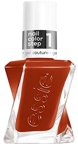 Essie Gel Couture Long-Lasting Nail Polish, 8-Free Vegan, Amber Brown, Fab Florals, 0.46 fl oz
