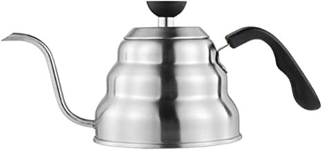 Übergieß-Kaffeemaschine, Schwanenhals-Wasserkocher, Herd-Heißwasserkanne, Teekessel, Übergieß-Wasserkocher, Herdauslauf, Fellow Camping-Wasserkanne, Edelstahl-Kaffeekanne, Metall-Edelstahl-Brühkann
