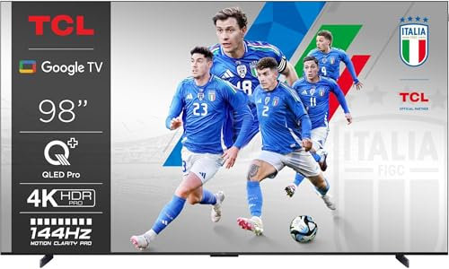 TV QLED Tcl 98C69B 248 cm 4K UHD 2024 Aluminium brossé