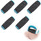 5 Pièces Rouleaux de Remplacement,Pierre Ponce Recharge Rapeuse Electrique,Rapeuse Pieds Électrique,Compatible Avec Scholl Velvet Smooth,pour Pedicure Pied Electrique,Rape Pieds,Extra Rouleau Pied