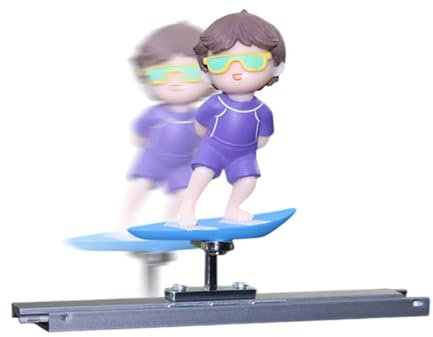 Teksome Auto Bobblehead divertente, giocattolo da cruscotto per auto - Bobblehead Automotive Decor,Design da ragazzo di surfing figura oscillante per lui il suo compleanno