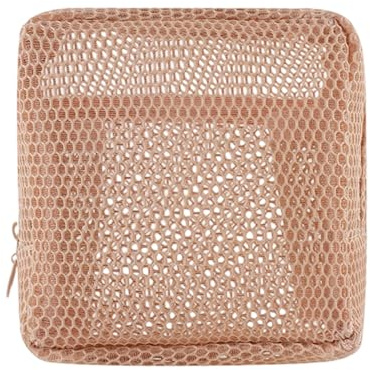 Bolsas de cosméticos de malla ligera para viajes, de secado rápido, higiénicas, portátiles, bolsas de almacenamiento de artículos de tocador, bolsas de almacenamiento de cosméticos ventiladas, b