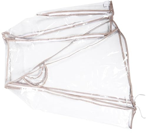 BAZEITFLOW Cubierta de Invierno para Cochecito Protector de Lluvia Eva Cálida Cubierta de Plástico para Cochecito Viajes al Aire y Protección Viento Lluvia