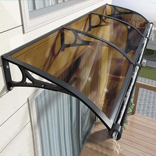 Markis i aluminium - Utomhusmarkis för fönster och dörrar UV-skydd, regn- och snöskydd, väderbeständig, enkel installation, snygg design
