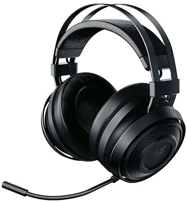 Razer Nari Essential - Cuffie da gioco senza fili con HyperSense (cuffie wireless, comfort senza compromessi, 16 ore di durata della batteria, THX Spatial Audio, Xbox One, PS4 e Switch) Nero