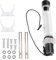 143 CPU Water Cooling Tank Kit - 800L/H 19W 12V CPU Cooling Cylinder Pump System for Computer Water Cooler Reservoir System Heat Sink Kit for PC Computer