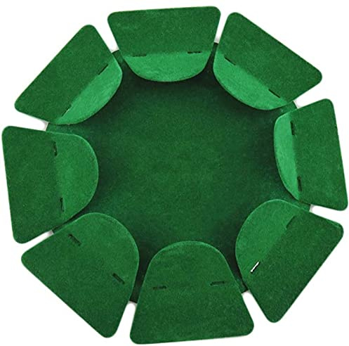 Golf Putting Cup Übungshilfen Trainer Wert 1 Stück, Kunststoff Golftraining Übungs Hilfe mit Verstellbarem Loch Weiß Flagge, Grün Putter Matte für Herren Damen Kinder Indoor Outdoor Innenaußenbüro