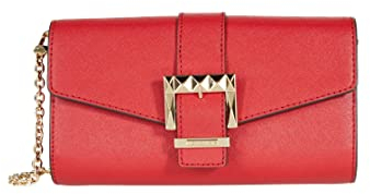 Michael Kors Penelope Medium Clutch Crimson One Size