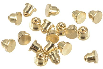 sourcing map 50stk. Federprüfspitze Stift 0,9mm Spitze 2mm Höhe 0,5mm Voll Hub für Verbindung Stromleitung