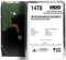 MDD 14TB 7200RPM 256MB Cache SATA 6.0Gb/s 3.5inch Internal Hard Drive for Surveillance Storage (MD14TGSA25672DVR) - 3 Years Warranty