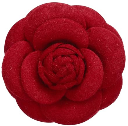 PATIKIL Camellia Blumenbroschen, Vintage Stoffblumenbroschen handgefertigte florale Anstecknadeln für Damen Hut Kleid Hemd Krawatte