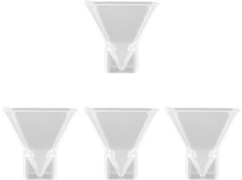 VILLCASE 4pcs Pyramid Silicone Mold, Pyramid Resin Mould, Geometric Epoxy Resin Moulds for Casting Jewellery Making, DIY Craft Ornament Home Decoration
