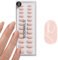 DOONAILS Soft Gel Press On Nails 30er Set White Swirl abgerundete Form Round Beige Weiß Nägel zum Aufkleben Full Cover in Salonqualität Fake nails soft gel medium Natürliches & angenehmes Tragegefühl