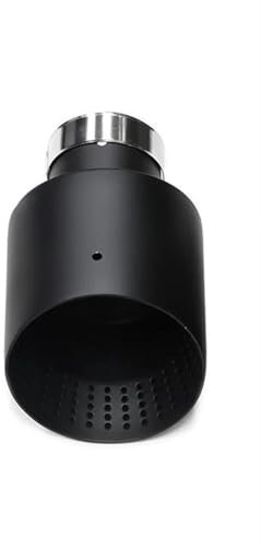 DZSQTUND Auspuffblenden 1 Stück 304 Edelstahl Einzelauspuffspitze Für Golf 7 MK7 Für GTI Für Golf R 60mm 63mm Universal-Auspuffdüse Auspuff Blende(ID54MM OD101MM)